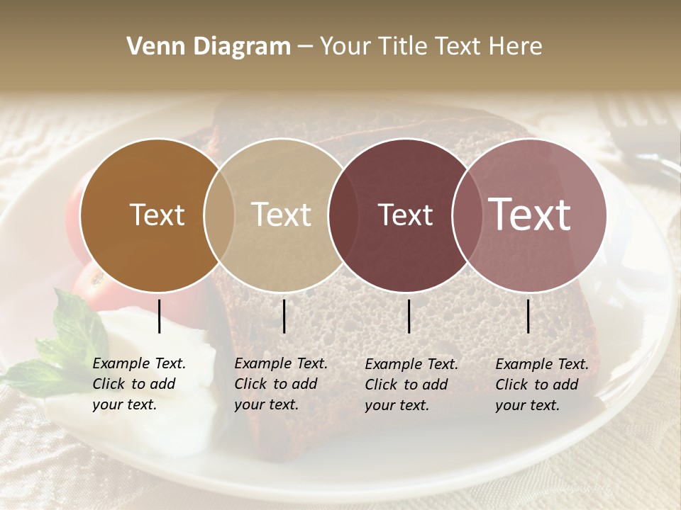 Crust Brown Cheese PowerPoint Template