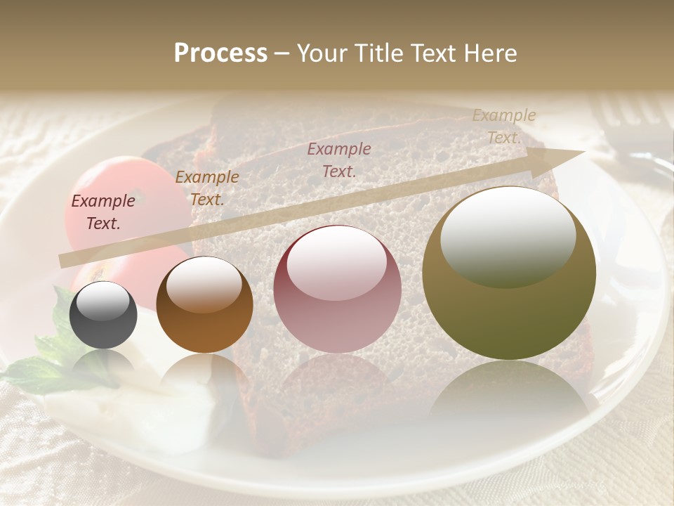 Crust Brown Cheese PowerPoint Template