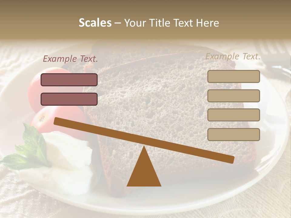 Crust Brown Cheese PowerPoint Template