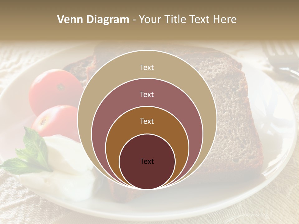 Crust Brown Cheese PowerPoint Template
