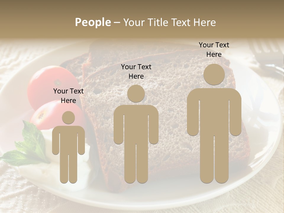 Crust Brown Cheese PowerPoint Template