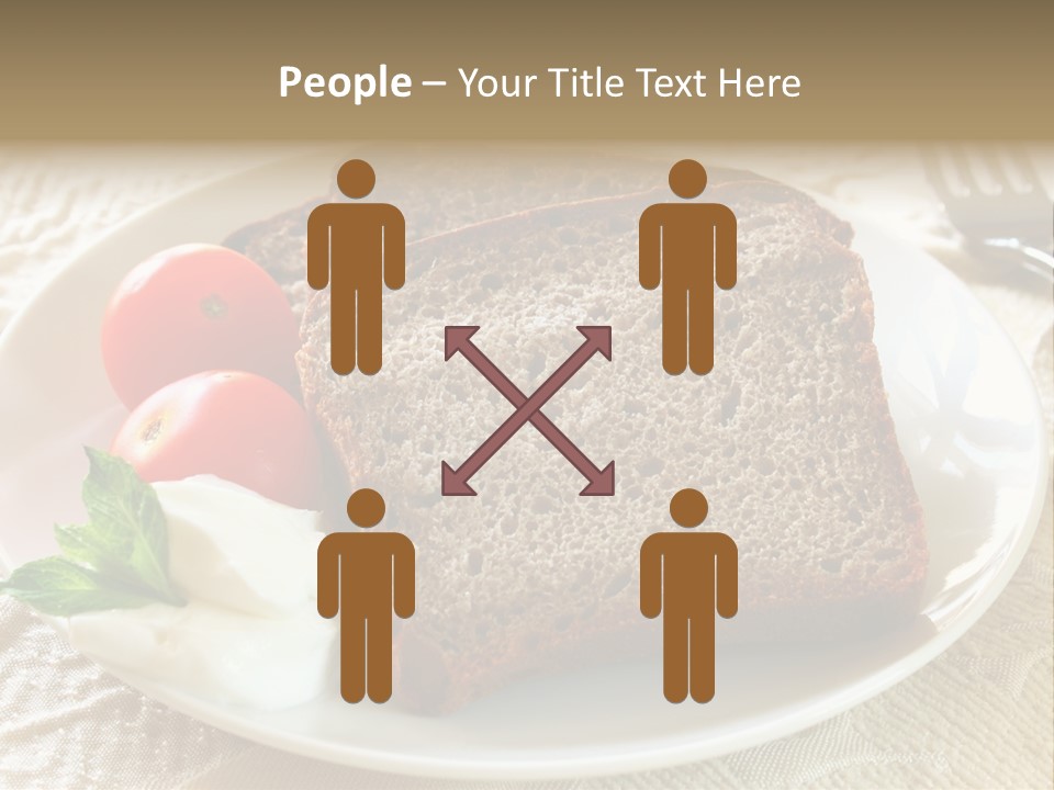 Crust Brown Cheese PowerPoint Template