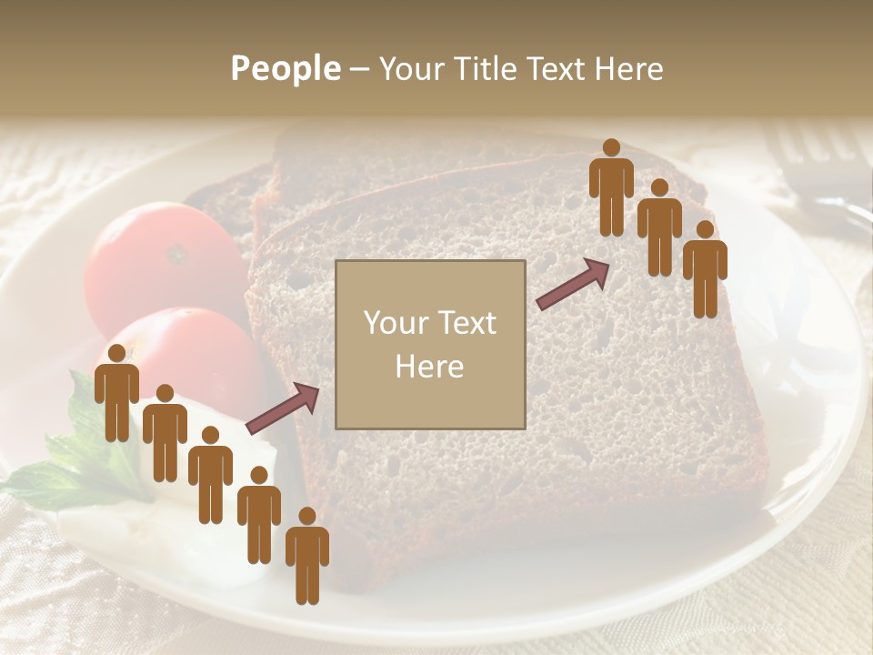 Crust Brown Cheese PowerPoint Template