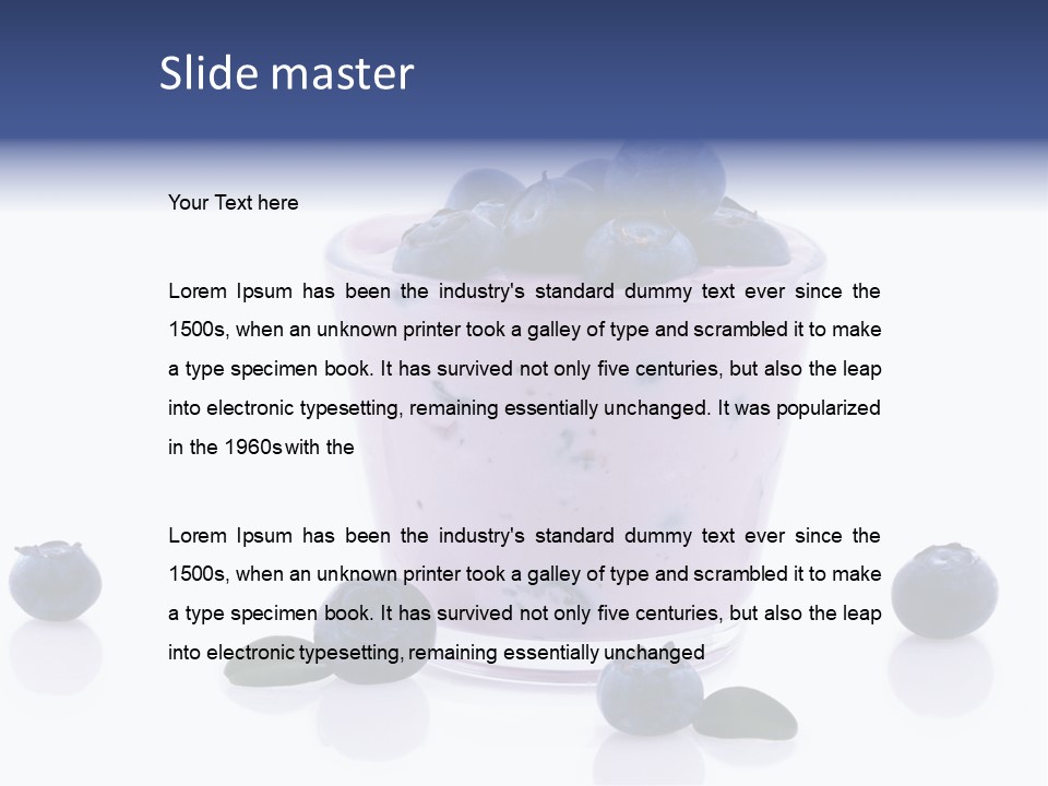 Juice Sweet Food Breakfast PowerPoint Template