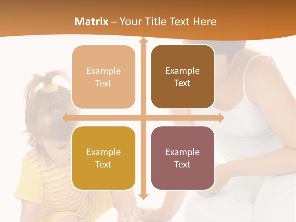 Male Clip Art Kid PowerPoint Template