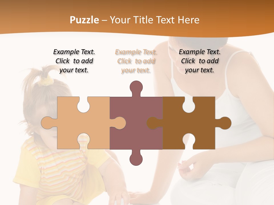 Male Clip Art Kid PowerPoint Template