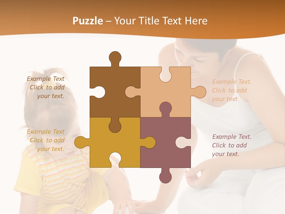 Male Clip Art Kid PowerPoint Template