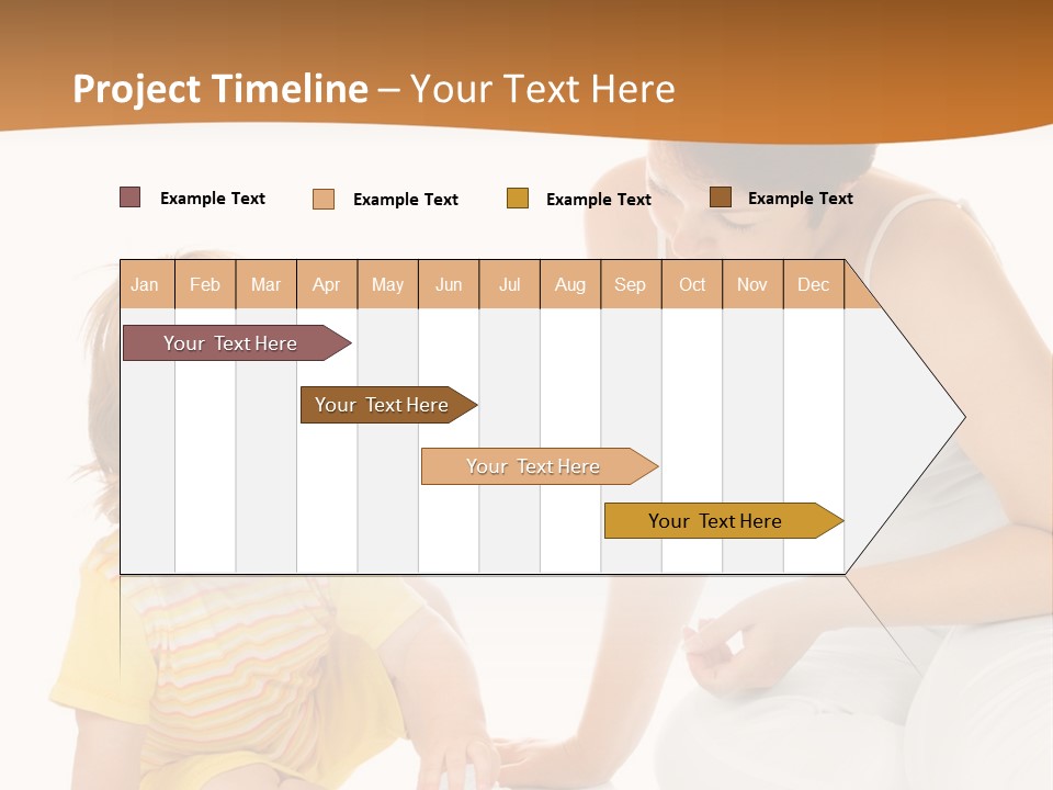Male Clip Art Kid PowerPoint Template