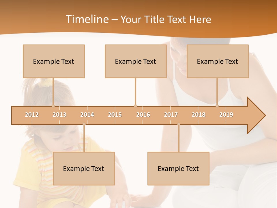 Male Clip Art Kid PowerPoint Template