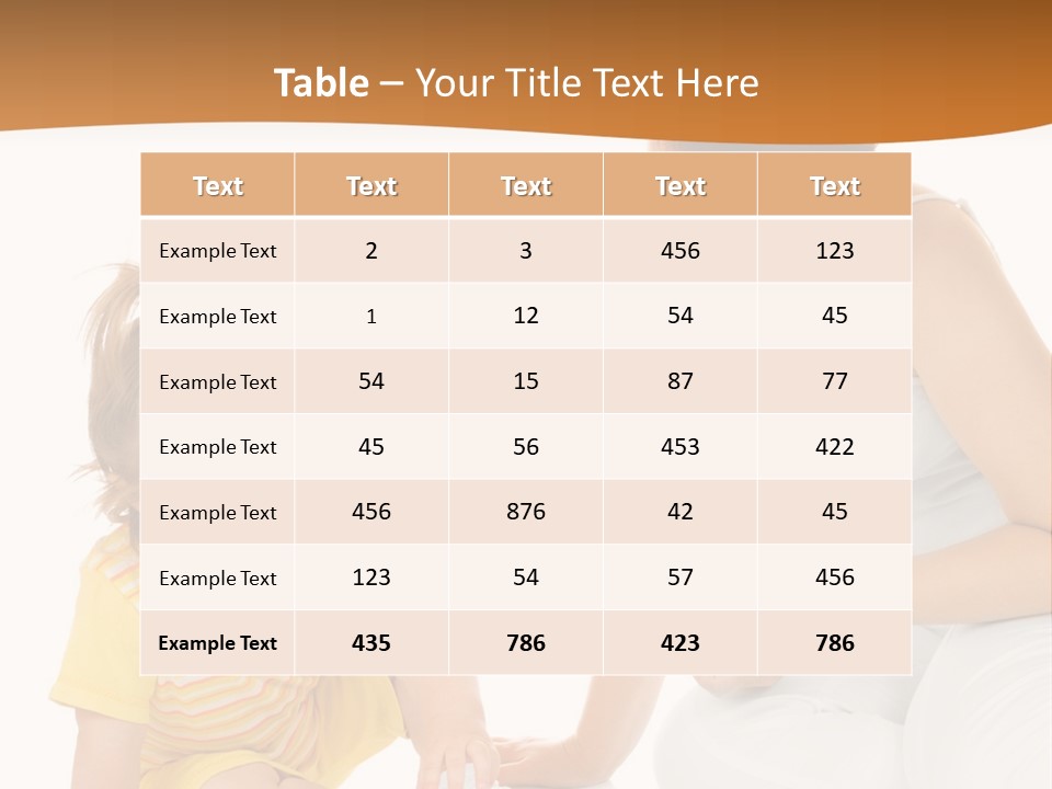 Male Clip Art Kid PowerPoint Template