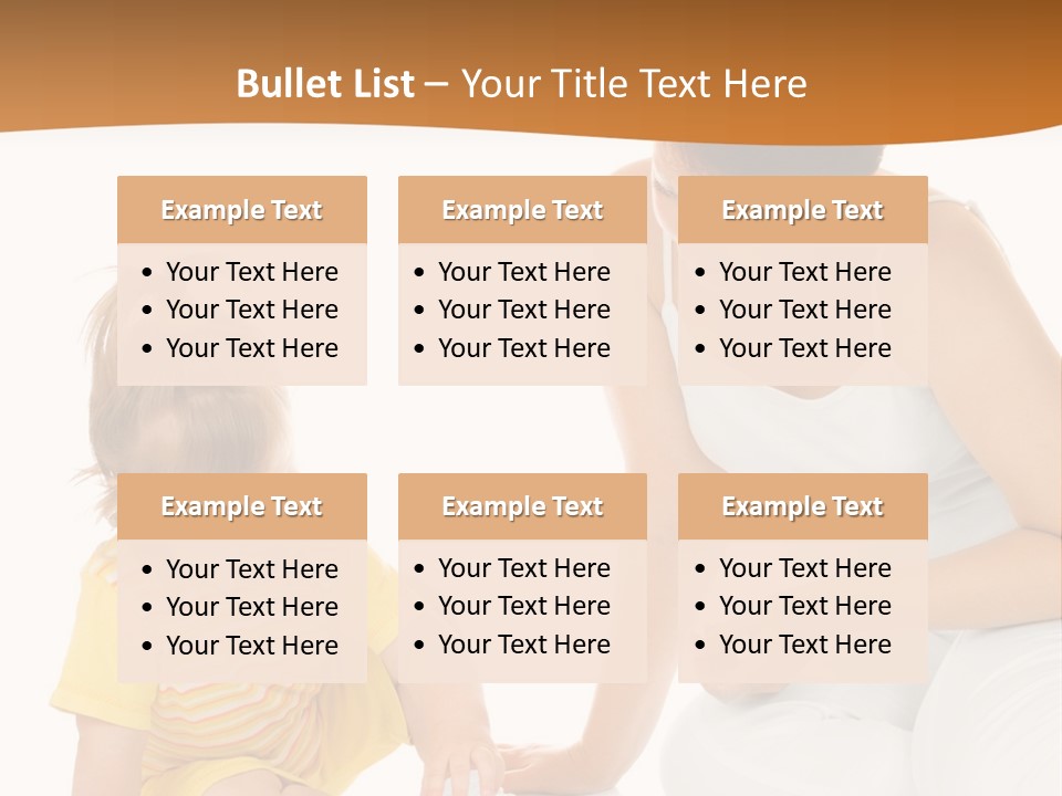 Male Clip Art Kid PowerPoint Template