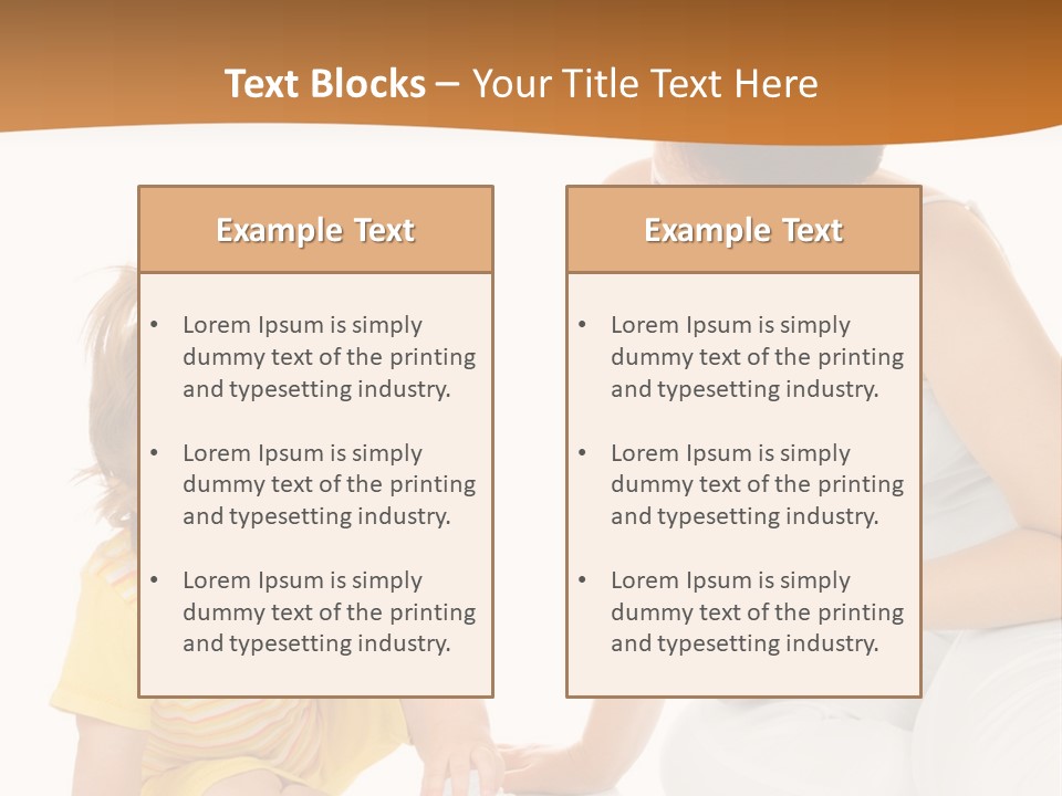 Male Clip Art Kid PowerPoint Template