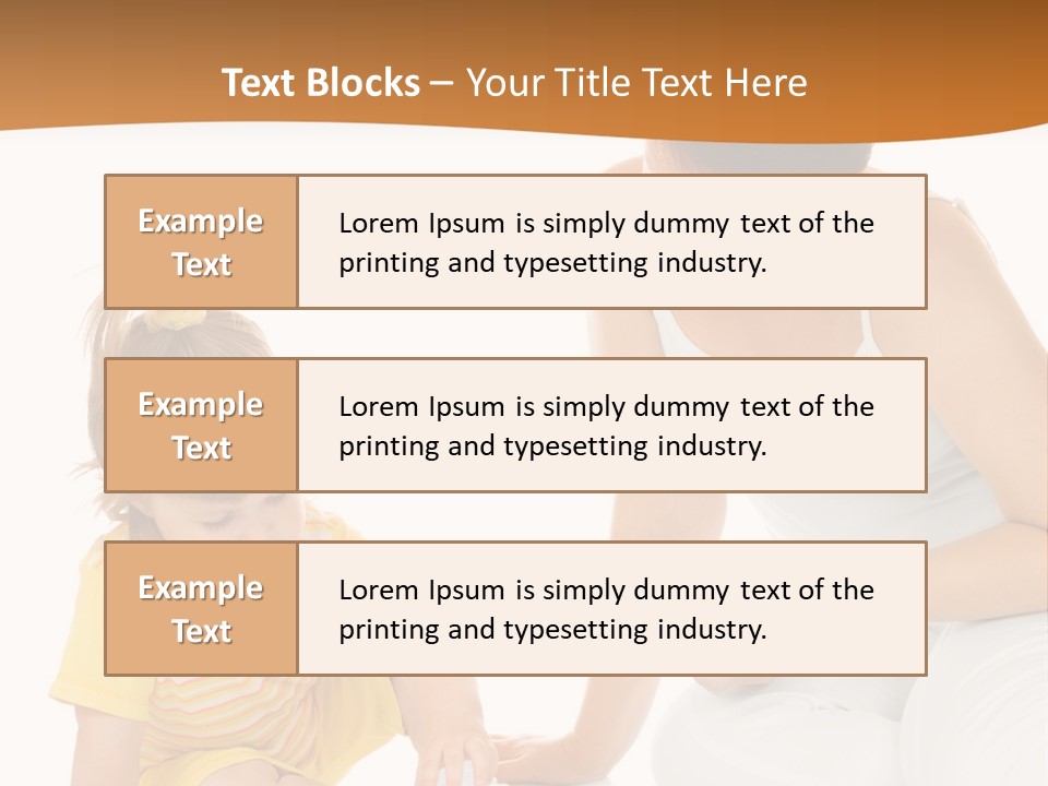 Male Clip Art Kid PowerPoint Template
