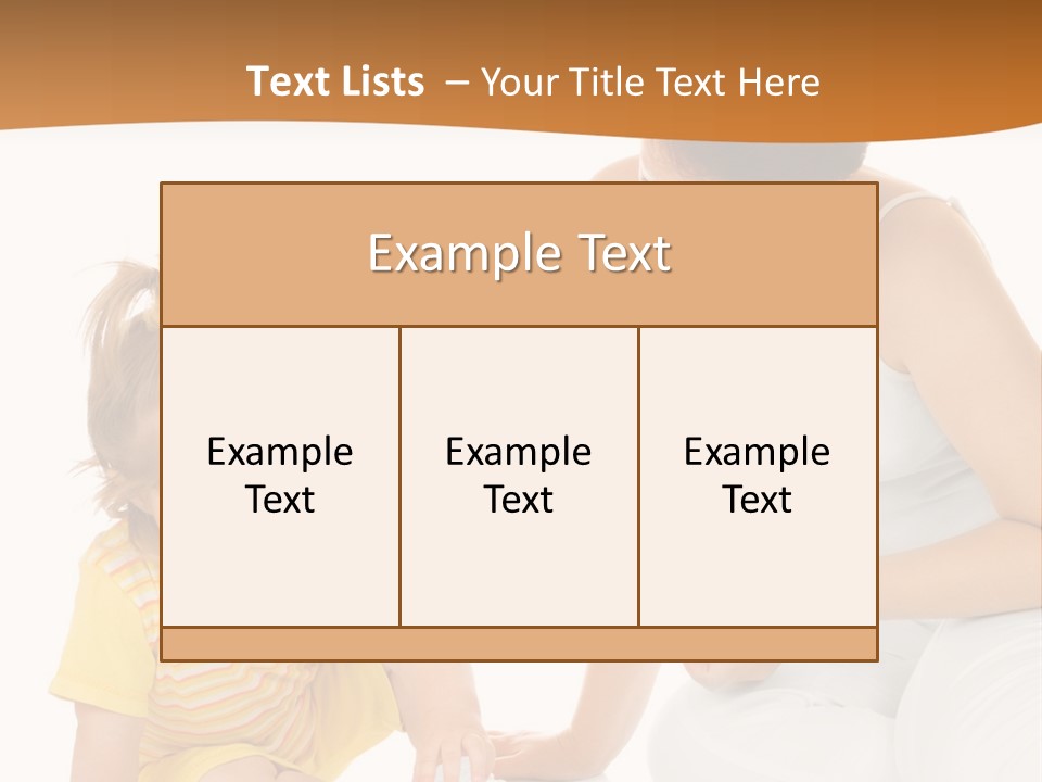 Male Clip Art Kid PowerPoint Template
