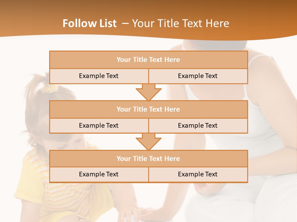 Male Clip Art Kid PowerPoint Template