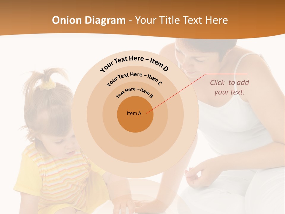 Male Clip Art Kid PowerPoint Template