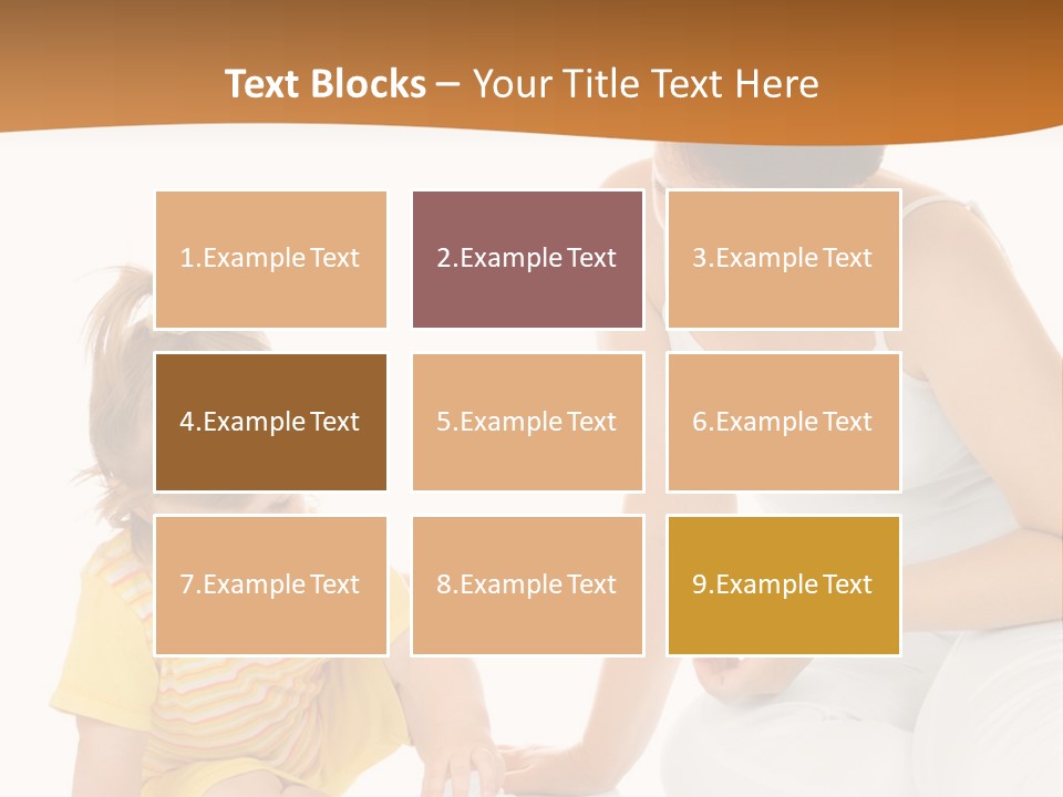 Male Clip Art Kid PowerPoint Template