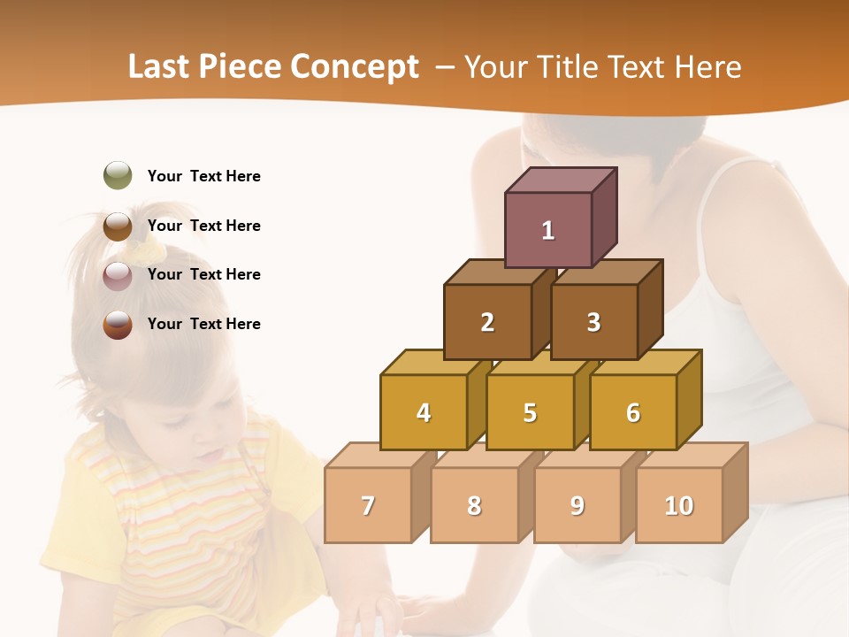 Male Clip Art Kid PowerPoint Template