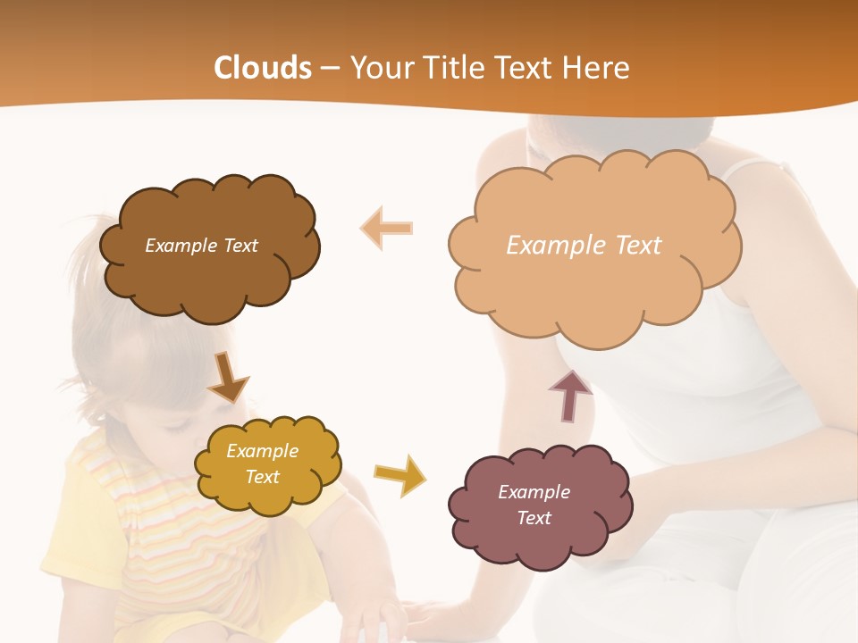 Male Clip Art Kid PowerPoint Template