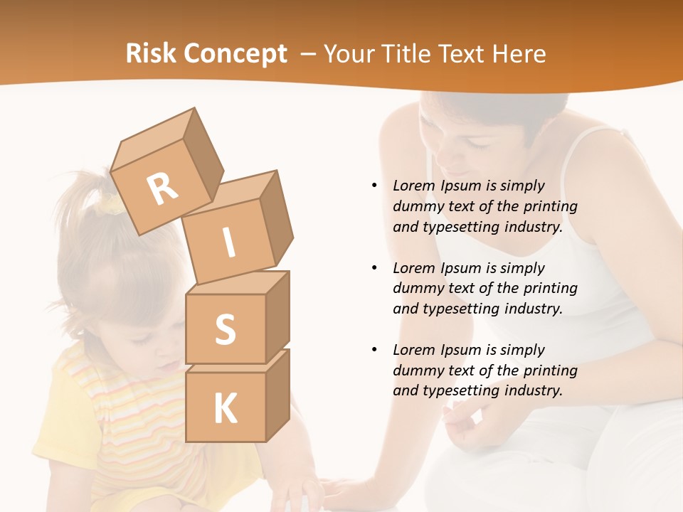 Male Clip Art Kid PowerPoint Template