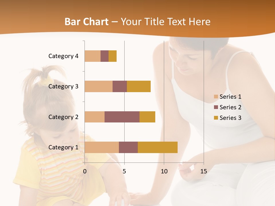 Male Clip Art Kid PowerPoint Template