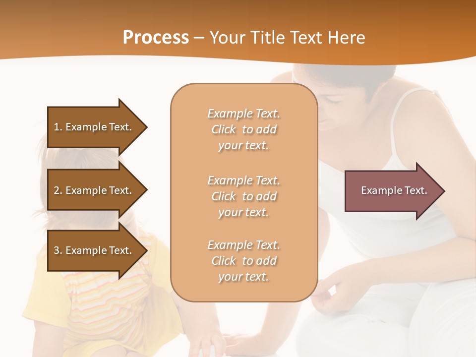 Male Clip Art Kid PowerPoint Template