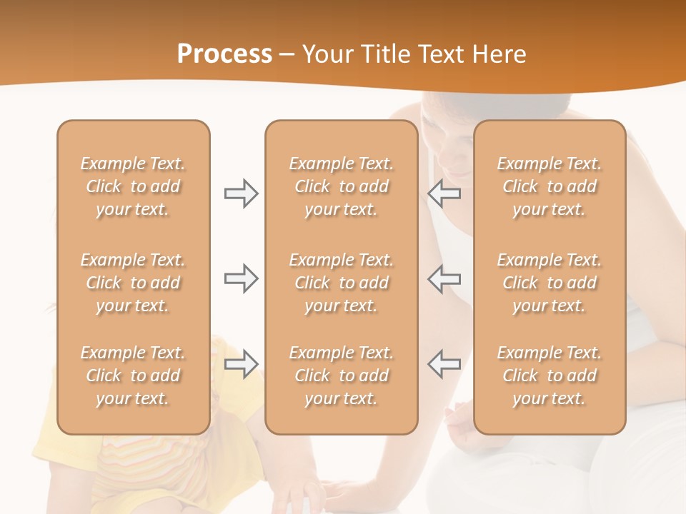 Male Clip Art Kid PowerPoint Template