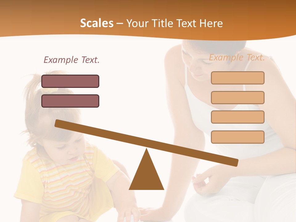 Male Clip Art Kid PowerPoint Template