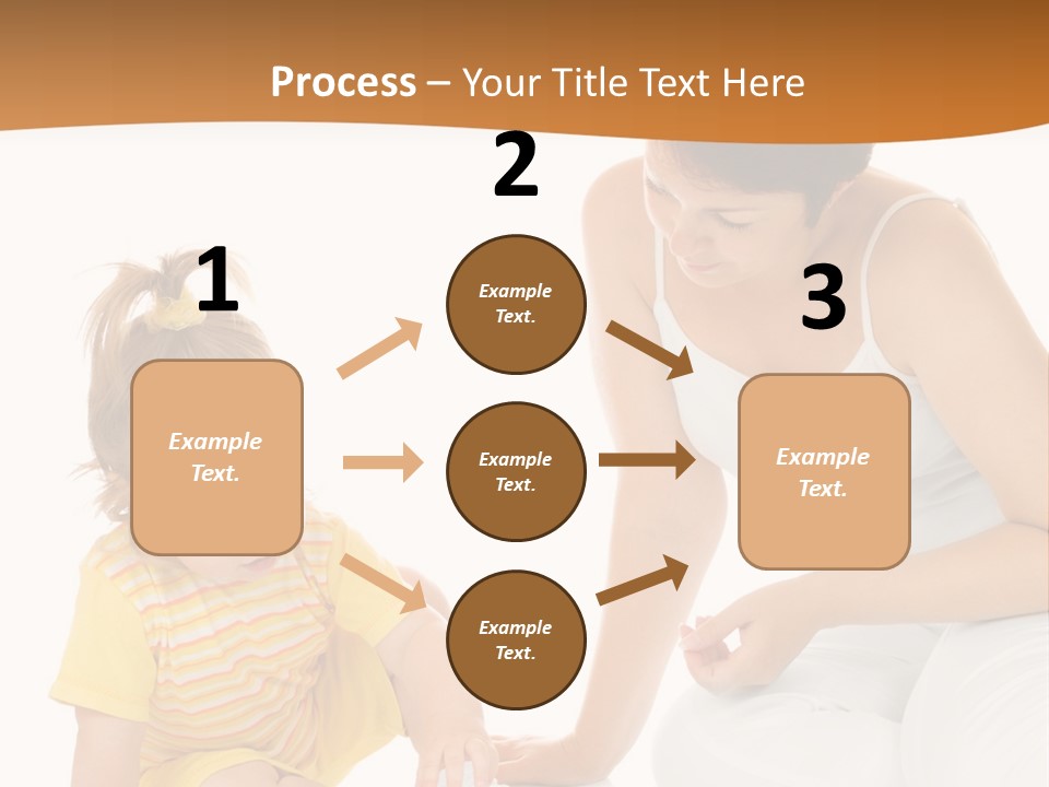 Male Clip Art Kid PowerPoint Template