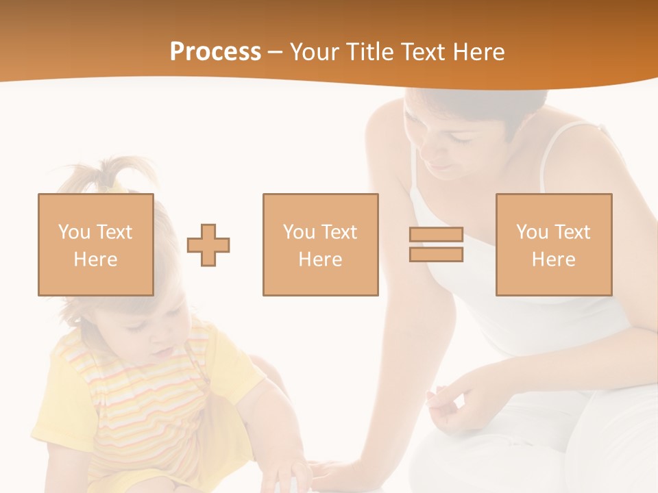 Male Clip Art Kid PowerPoint Template