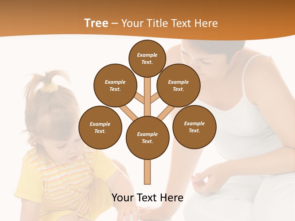 Male Clip Art Kid PowerPoint Template