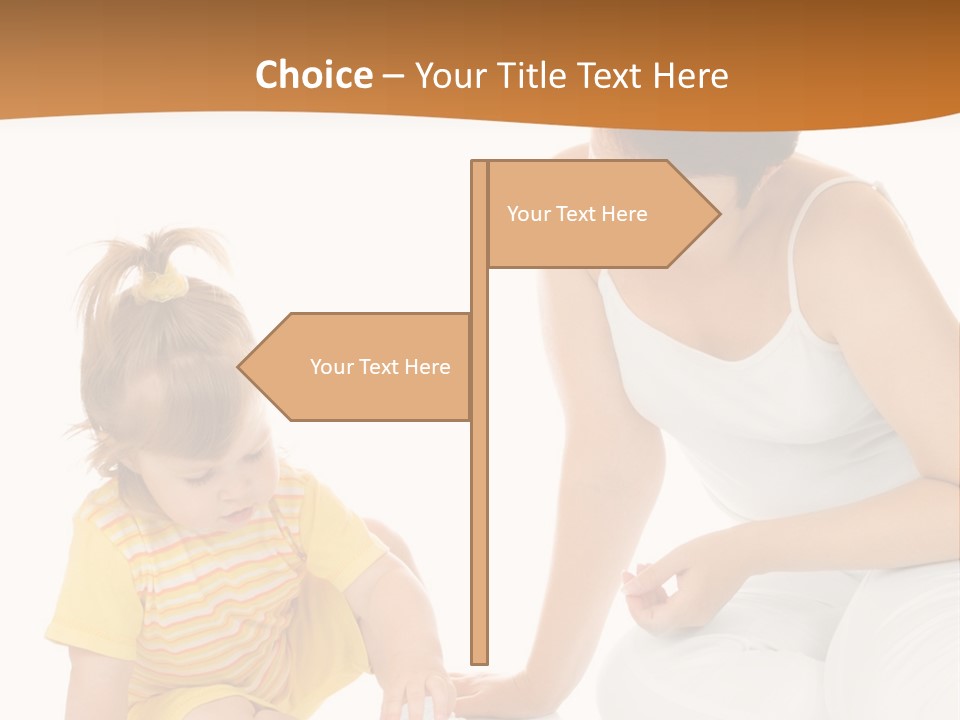 Male Clip Art Kid PowerPoint Template