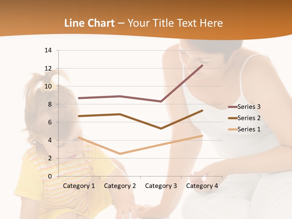 Male Clip Art Kid PowerPoint Template