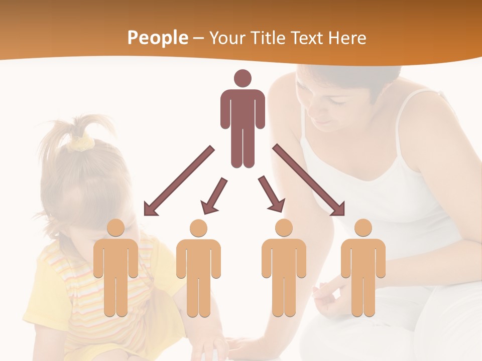 Male Clip Art Kid PowerPoint Template