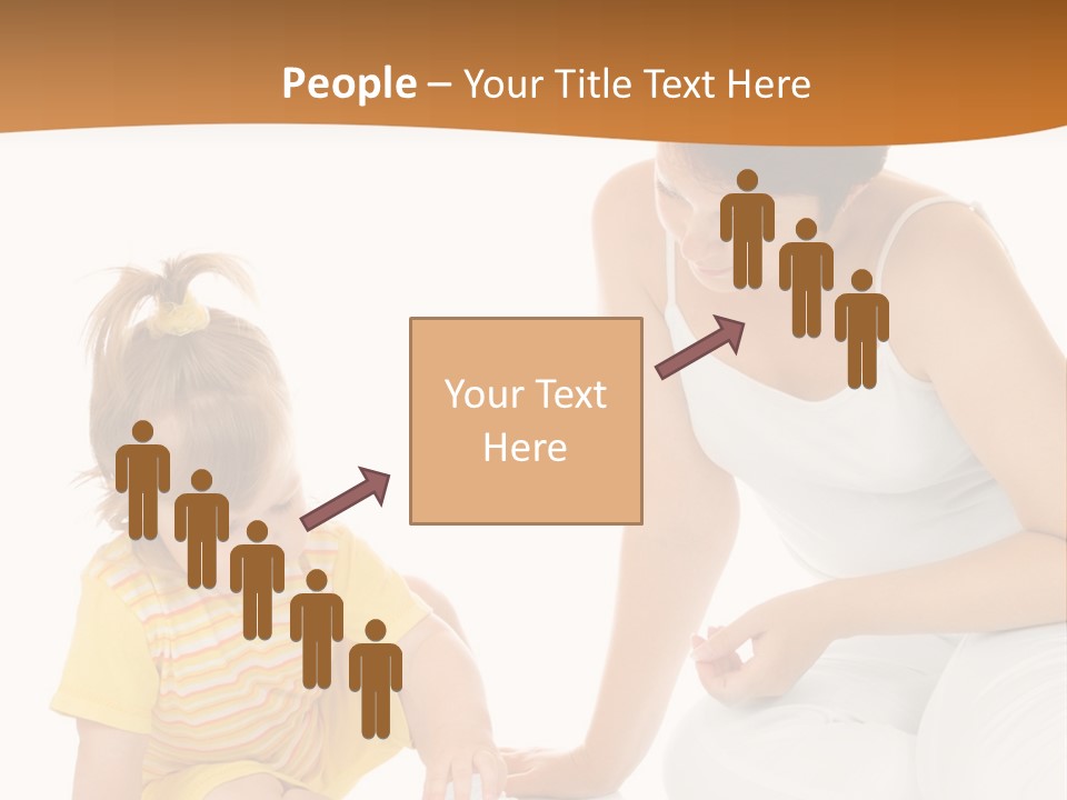 Male Clip Art Kid PowerPoint Template