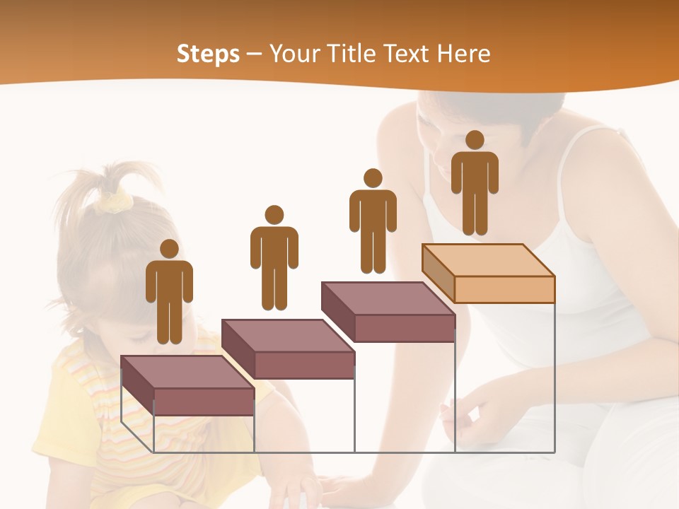 Male Clip Art Kid PowerPoint Template