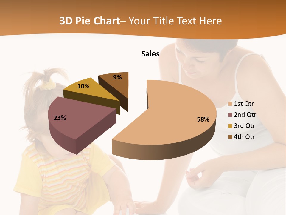 Male Clip Art Kid PowerPoint Template
