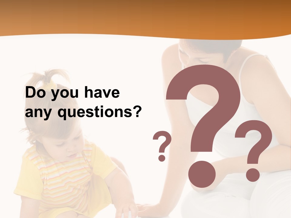 Male Clip Art Kid PowerPoint Template