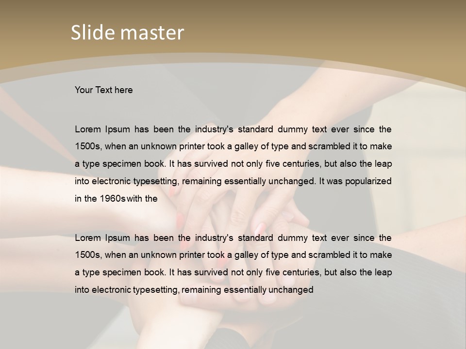 Cutout Overweight Sleeping PowerPoint Template