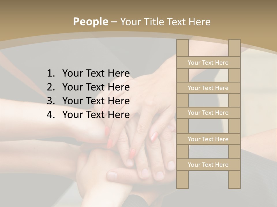 Cutout Overweight Sleeping PowerPoint Template