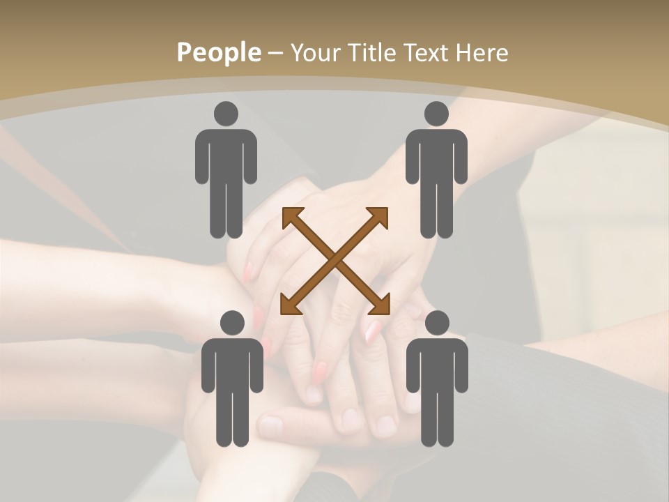 Cutout Overweight Sleeping PowerPoint Template