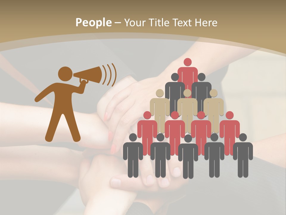 Cutout Overweight Sleeping PowerPoint Template