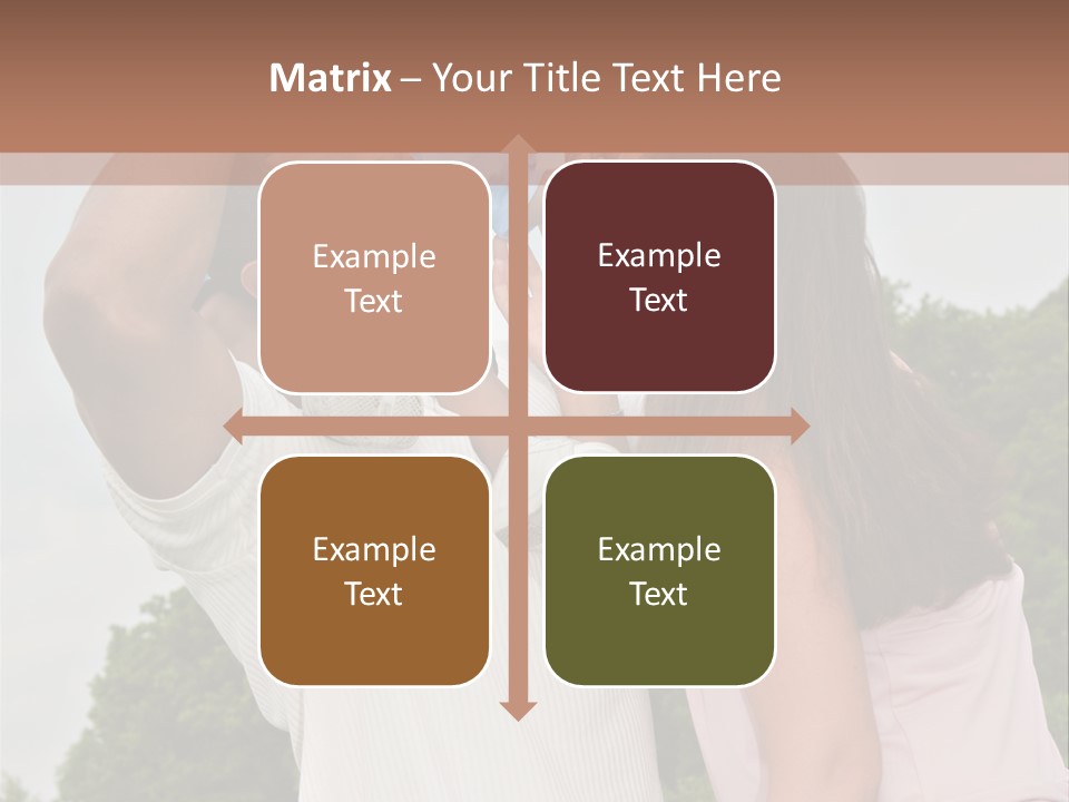 Plump Cartoon Cutout PowerPoint Template