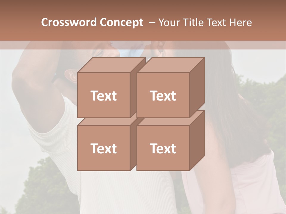 Plump Cartoon Cutout PowerPoint Template
