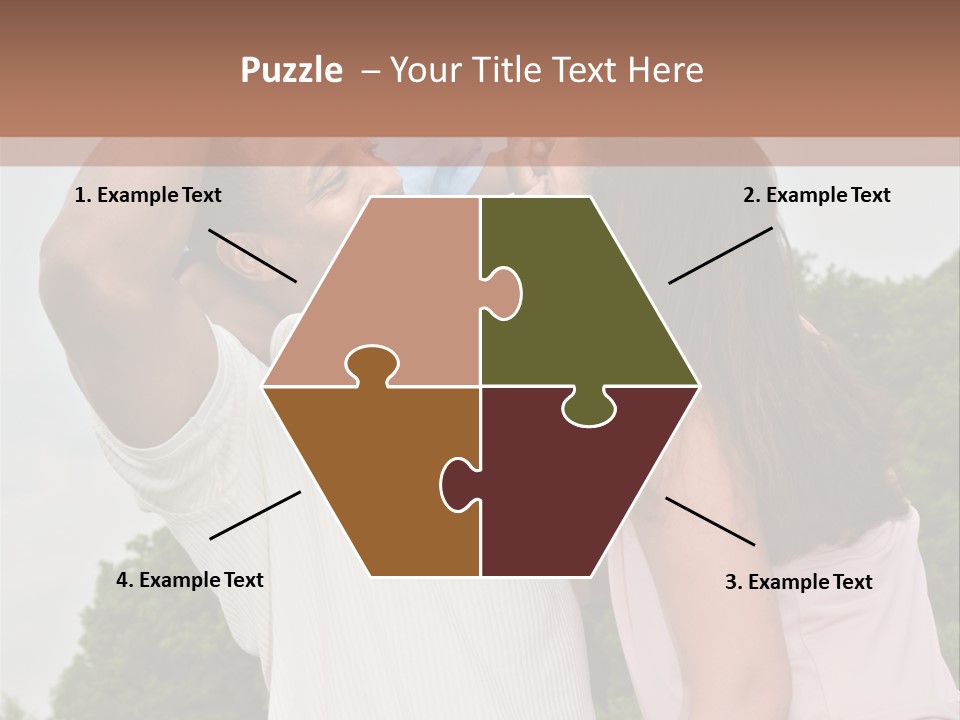 Plump Cartoon Cutout PowerPoint Template