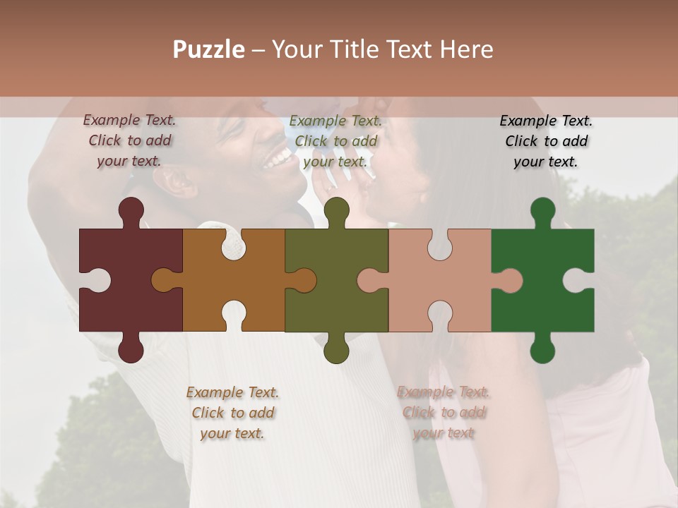 Plump Cartoon Cutout PowerPoint Template