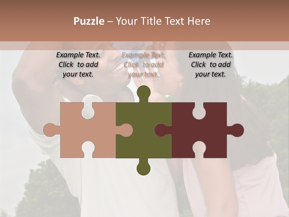 Plump Cartoon Cutout PowerPoint Template