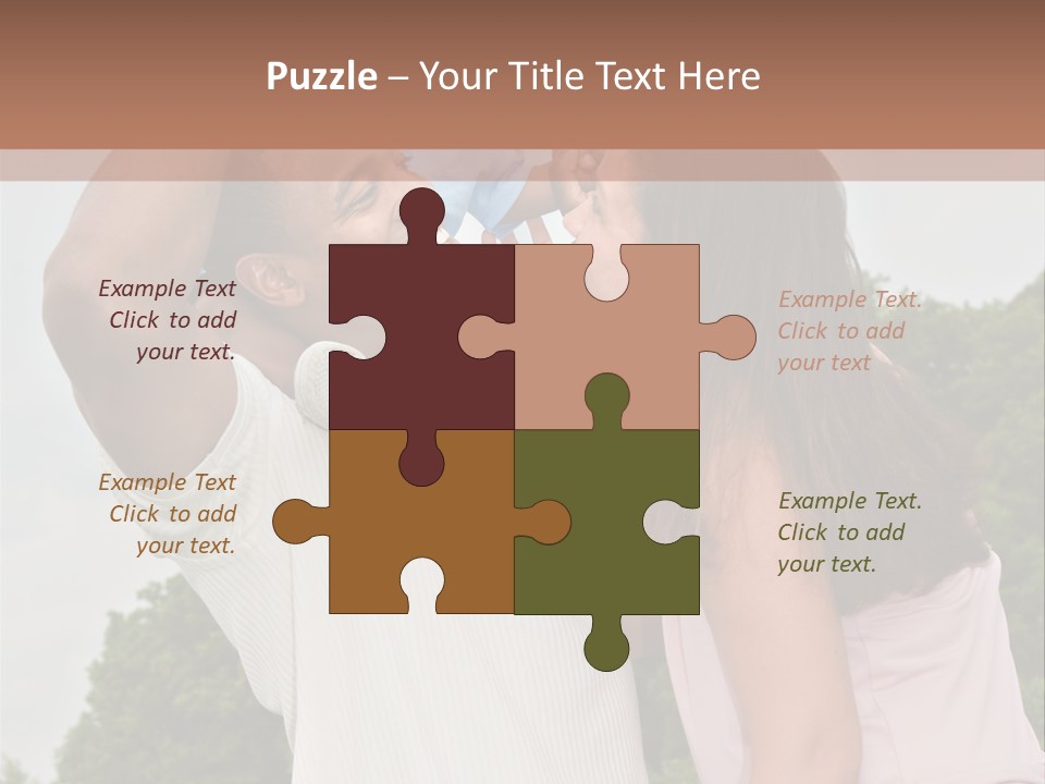 Plump Cartoon Cutout PowerPoint Template