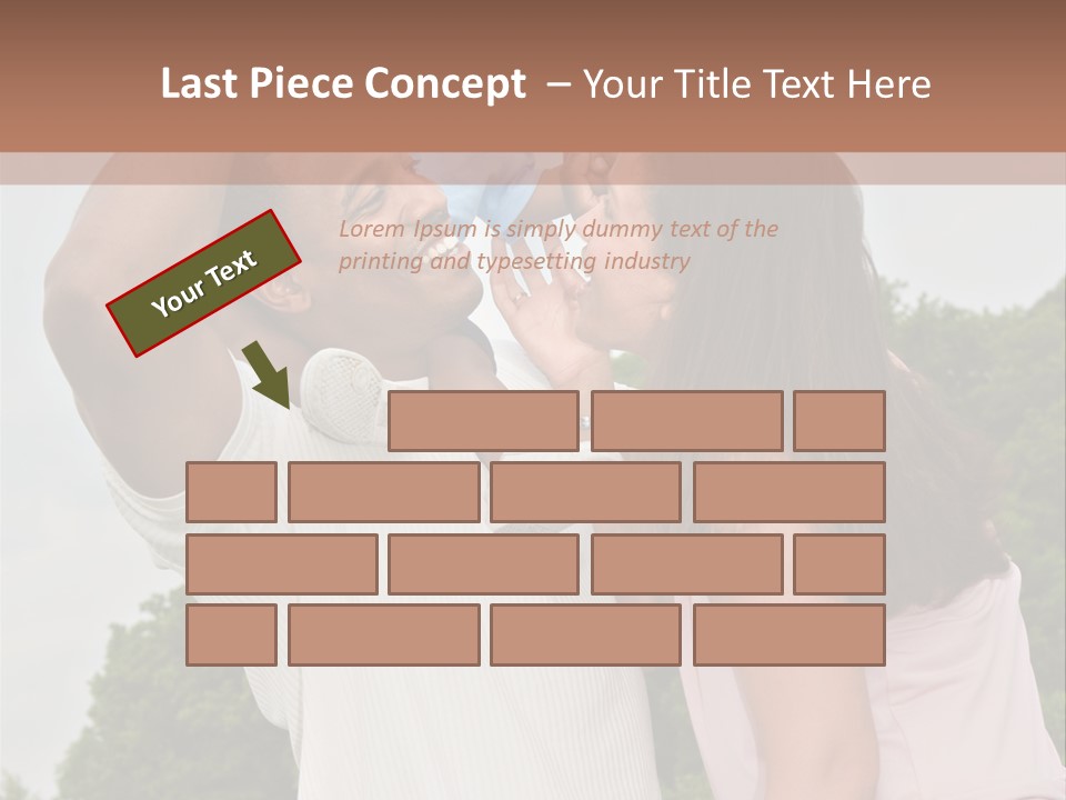 Plump Cartoon Cutout PowerPoint Template