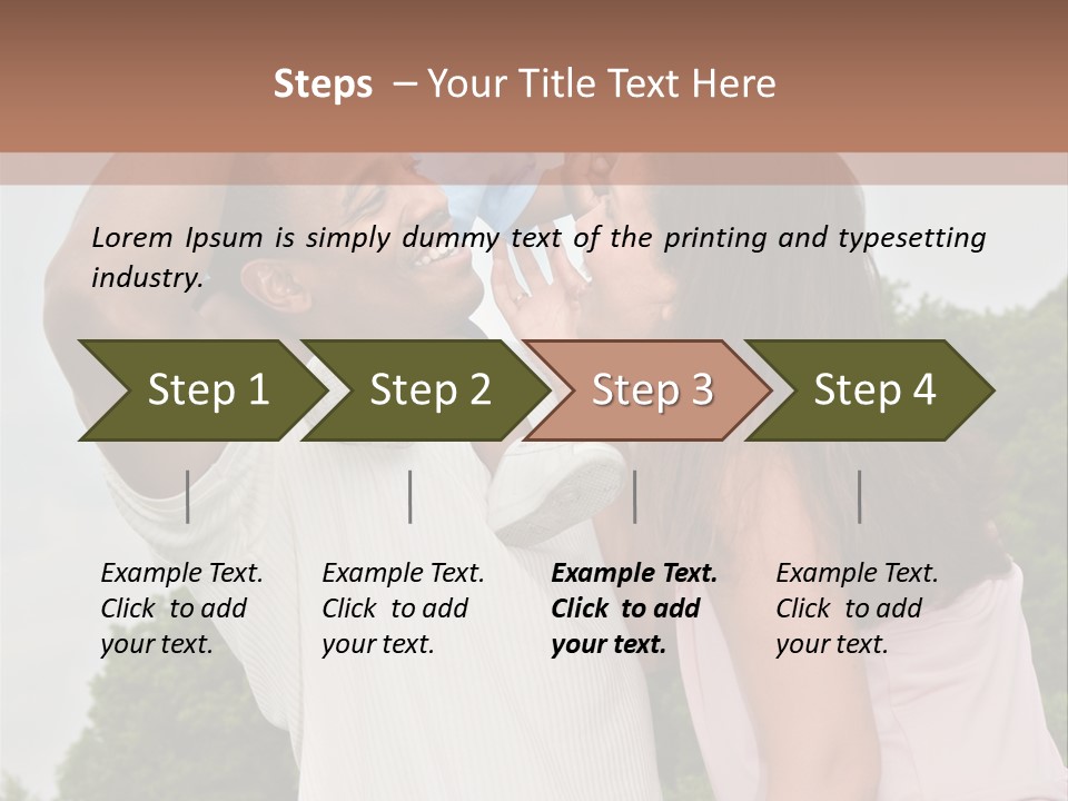 Plump Cartoon Cutout PowerPoint Template